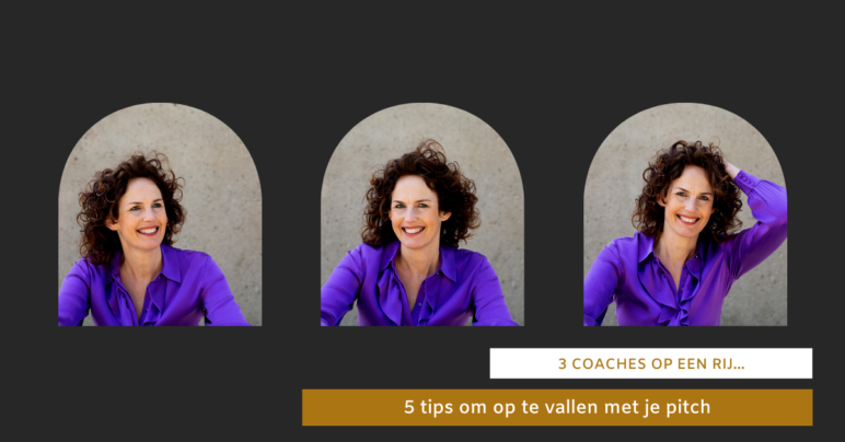 3 foto's van businesscoach Jolanda Wicherson, maar met kleine verschillen tussen de foto's